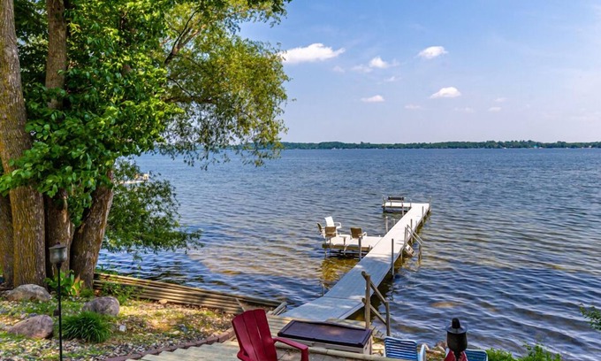 Detroit Lakes Casa | Beautiful Lake Sallie Views, Newly Updated Barbara Beach Lake Home