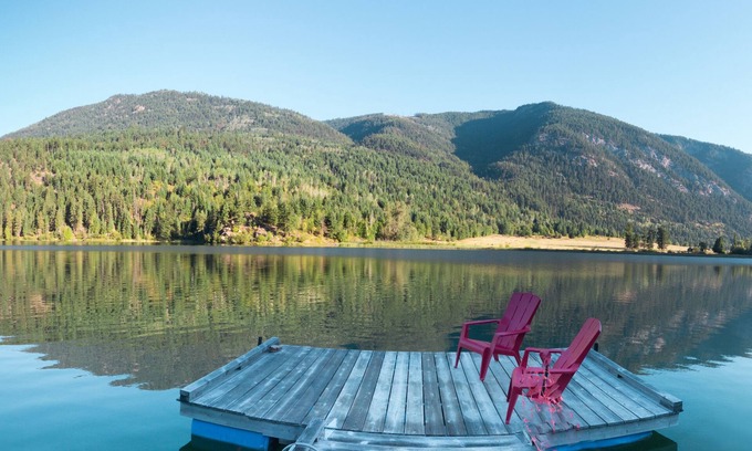 Barriere Cabina | Lakefront log home vacaciones de verano paraíso!