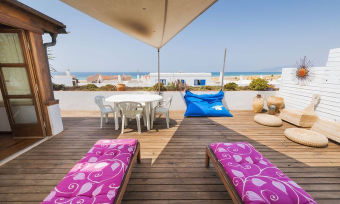 Tarifa Apartamento | Grande y hermoso apartamento de 3 dormitorios, terraza vistas al mar, Wifi.