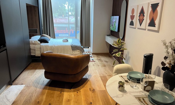 Roma Norte Apartamento | Hermoso Loft en Roma Norte con Alberca Gym Terraza