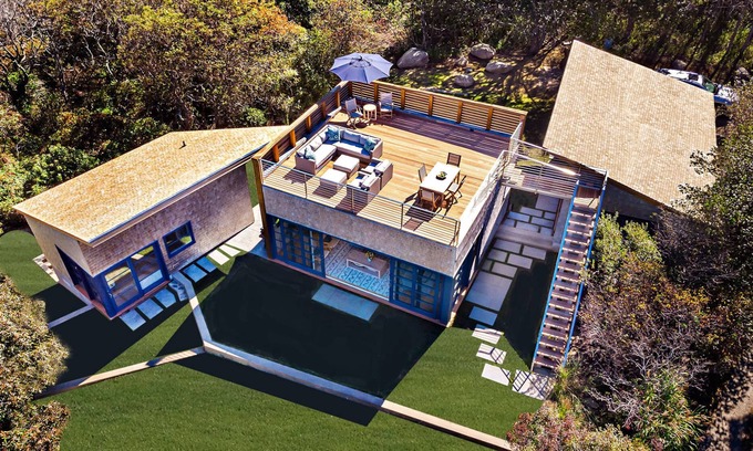 Aquinnah Casa | Beautiful, Modern Beach Home in Aquinnah With A Spectacular Roof Top Deck.