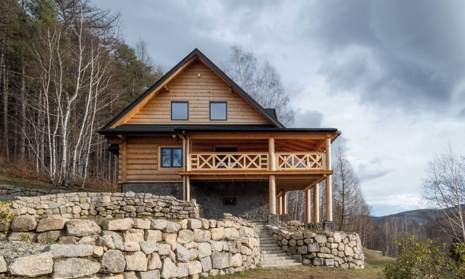 Przesieka Chalet De Esquí | Beautiful mountain house by the river with panoramic views of the Giant Mountains