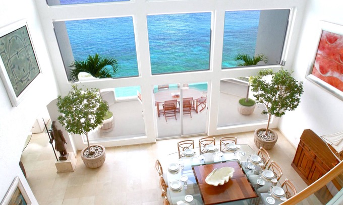 Zona Hotelera Norte Condominio | Hermoso ático de 3 niveles frente al mar con servicios de hotel y terrazas privadas