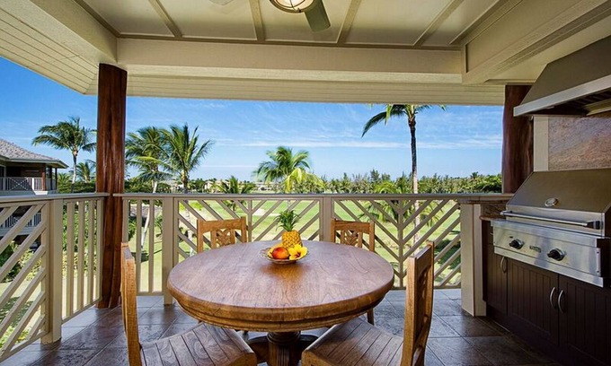 Waikoloa Condominio | Hermosa Villa Penthouse! ¡Mejor vista! $ 50 Golf + Todo lo que necesitas. 2BR 2BA