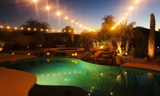 Estrella Mountain Ranch Casa | Beautiful private 4 bedroom resort (4th is a Den/Bed combo). Heated pool & spa