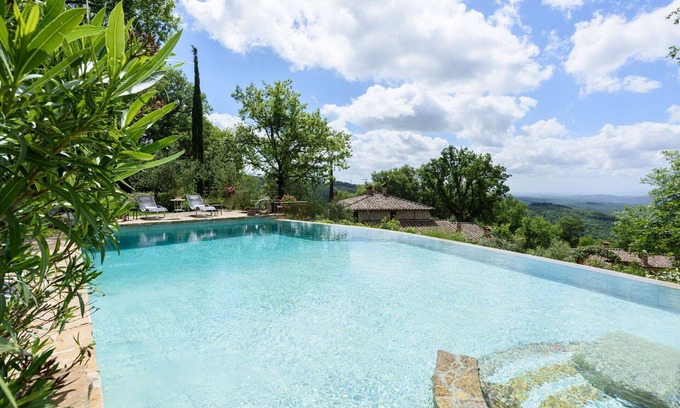 Castellina in Chianti Villa | Casa de vacaciones privada con A/C, WIFI, piscina privada, TV, veranda, aparcamiento, cerca de Siena