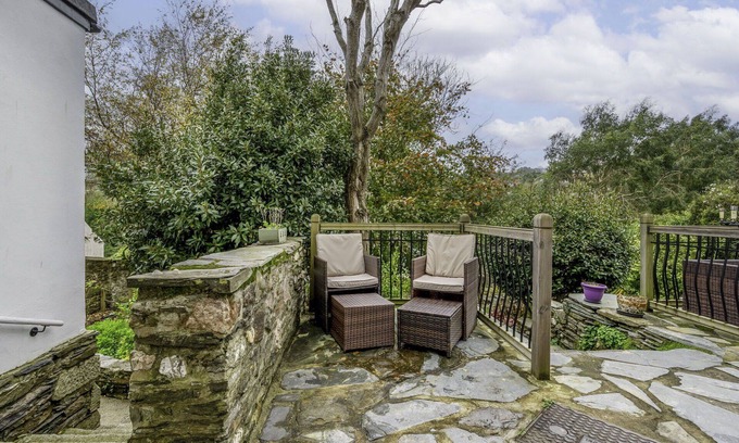 Mevagissey Casa | Estupenda casa de vacaciones privada para 18 personas con WIFI, TV y terraza