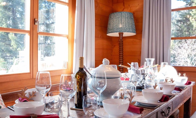 Villars-sur-Ollon Casa | Estupenda casa de vacaciones privada para 10 personas con WIFI, TV, terraza y aparcamiento