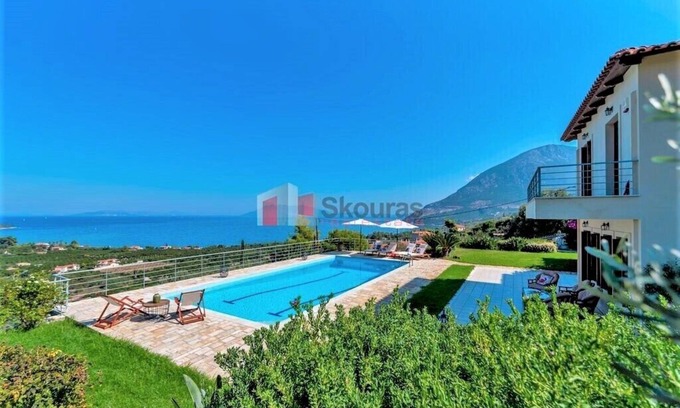 Melissopetra Villa | Hermosa vista al mar Villa Sunshine, para 6-7 personas