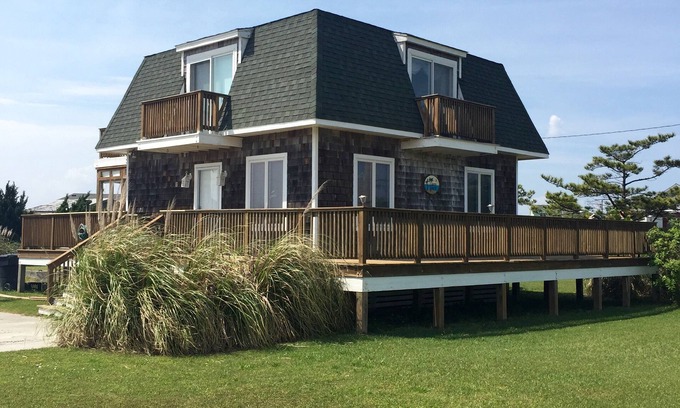Rodanthe Casa | Puestas de sol hermosas, A poca distancia de la playa, Se aceptan mascotas!