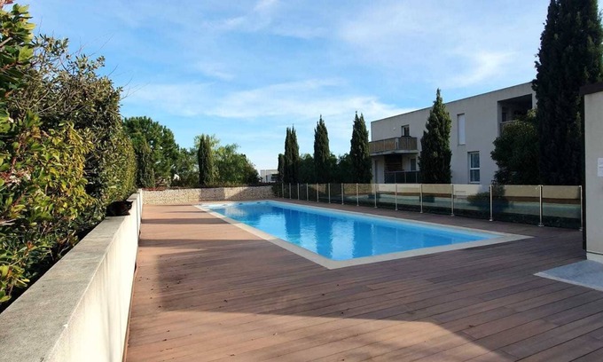 Toulon Apartamento | Beautiful T2 with swimming pool - near park