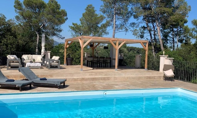 Les Maillans Villa | Villa moderna con piscina entre Cannes y Niza
