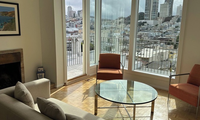 North Beach Apartamento | Beautiful view 2-bedroom apartment in NorthBeach/Telegraph hill