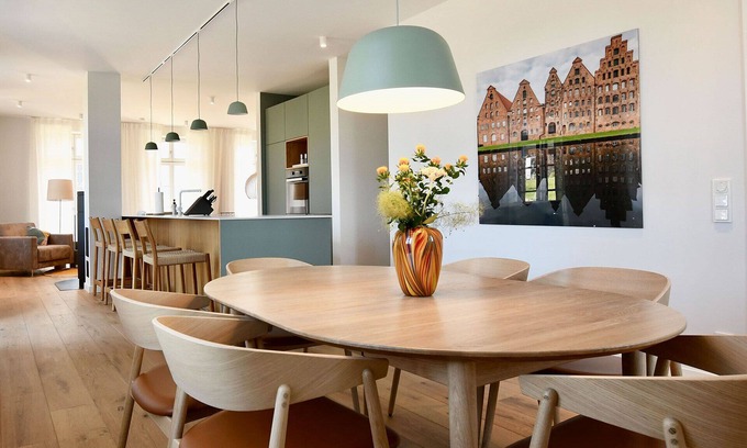 Rosenhagen Apartamento | Apartamento-De Lujo-Baño para personas con movilidad reducida-Terraza-Hundefr...