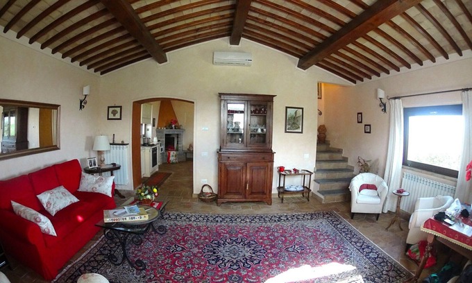 Castel Cellesi Villa | Hermosa Villa en Tuscia -cerca de Civita di Bagnoregio- con vista panorámica