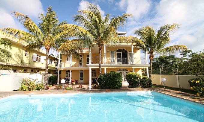 Pereybere Villa | Villa de lujo cerca de la playa de Pereybere con piscina privada