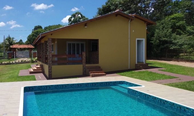 Sao Pedro Cabaña | Beautiful villa with pool in São Pedro-SP