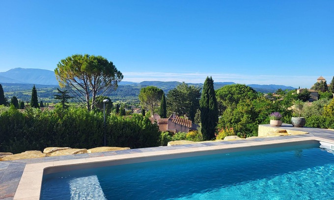 Vinsobres Casa | Hermosa villa con piscina y panorámica - Marco Residencial