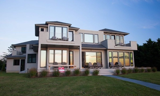 North Truro Casa | Beautiful water views! Fabulously modern, clean lines and attention to detail!!