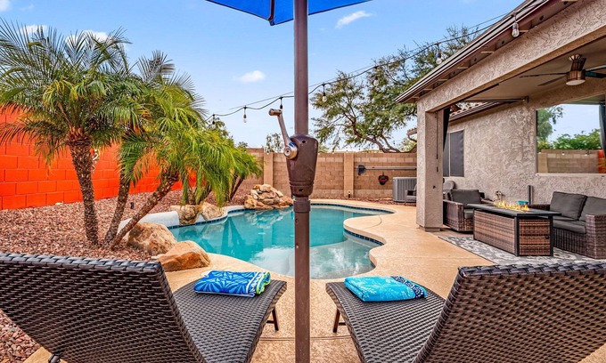 East Mesa Casa | Beautifully furnished Mesa home w/ private backyard & heated pool. Come & relax!