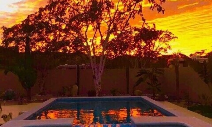 Los Barriles Casa | Hermoso entorno privado, piscina, patio privado, patio privado para autocaravanas cubierto con palapa