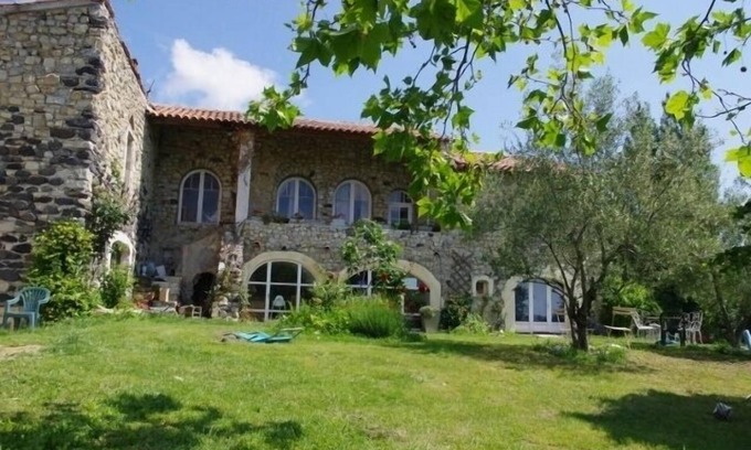 Alba-la-Romaine Casa | Cama y desayuno La grange au Negre chambre Méditerranée