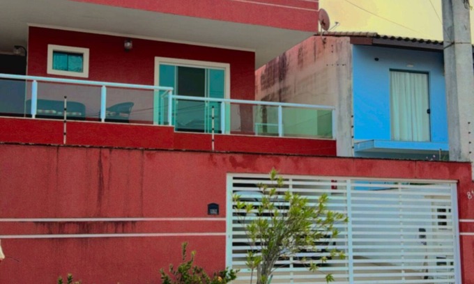 Jardim Casablanca Casa | Belíssima Casa em Peruíbe! Com ar Condicionado nos Dormitórios e Piscina