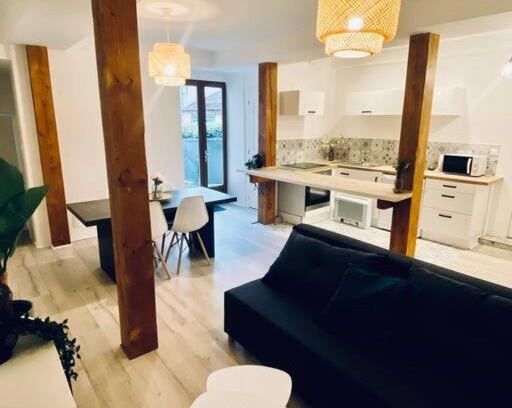 Bagneres-de-Bigorre Apartamento | Bel appart proche centre ville, thermes, casino