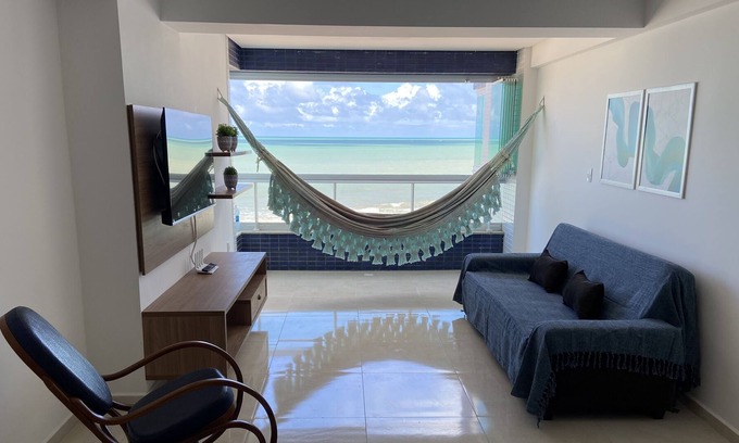 Bessa Apartamento | Bela Hospedagem - Flat w/ 2 suites and wi-fi - Pé na sandy do Bessa