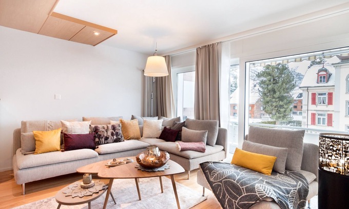 Andermatt Apartamento | BELL-SON APARTMENT, comfort 100 meters from the ski cabin