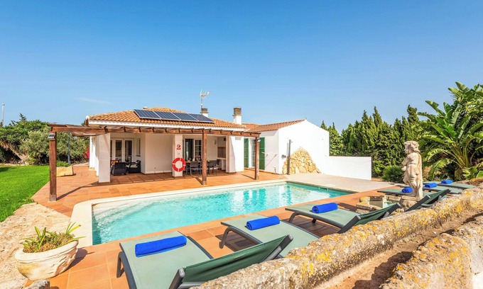Ciutadella de Menorca Villa | Bell Veure - Cuatro Habitaciones Villa, Capacidad 8