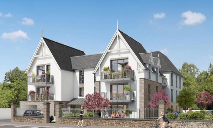 Dinard Apartamento | BELLA CRUZ 66 m2 prestations premium, wifi, balcon, parking avec borne de recharge électrique, plage Prieuré, Commerces