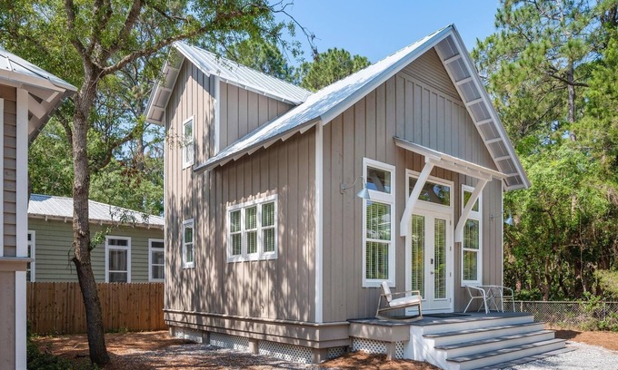 Grayton Beach Cabaña | Bella Luna: Casa de Grayton Beach a estrenar. ¡Incluye 2 bicicletas!