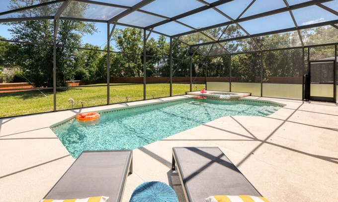 Bellavida Villa | Bellavida Resort 6BR Villa w/ Relaxing Pool, Spa & Movies near Disney