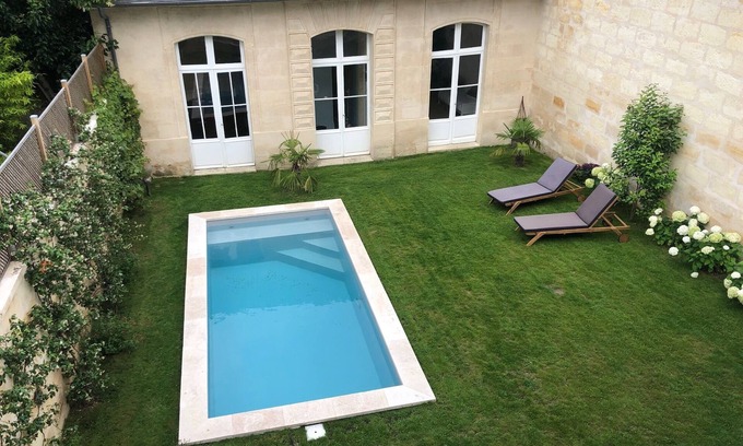 Saint Seurin - Fondaudege Casa | Belle Maison Bordelaise Avec Piscine !