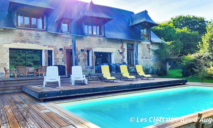 Beuvillers Casa | Belle Maison de Campagne aux Portes de Lisieux, Piscine, 10 à 14 Personnes