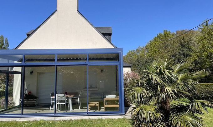 Larmor-Baden Casa | Belle Petite Maison Familiale Avec Grand Jardin Proche de la Plage