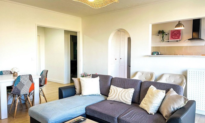 Cherbourg-en-Cotentin Apartamento | Belle Vue" apartment near the city center and train station