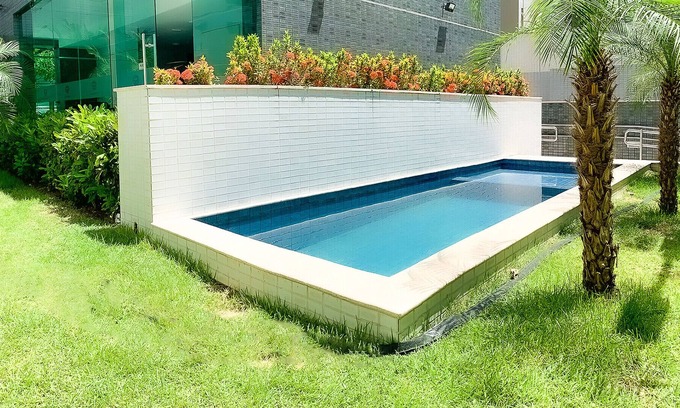 Boa Viagem Apartamento | Belo Flat à beira-mar da Praia de Boa Viagem/PE