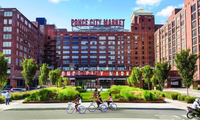Poncey-Highland Apartamento | Beltline Apartment at Ponce City Market - ¡Camina a todo! piscina, gimnasio, estacionamiento gratuito