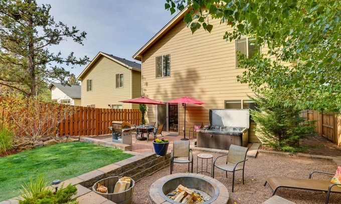 Old Farm District Casa | Bend Getaway w/ Private Hot Tub, Patio & Grill!