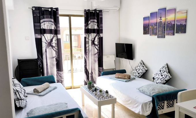 Ayia Napa Apartamento | [Best Deal] 1-bedroom apartment, Sleep 5, in Ayia Napa Square with WiFi, AC