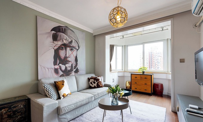 Downtown Shanghai Apartamento | Best Location⭐ Xintiandi Suite, City View, Metro 3 mins, wall heating!