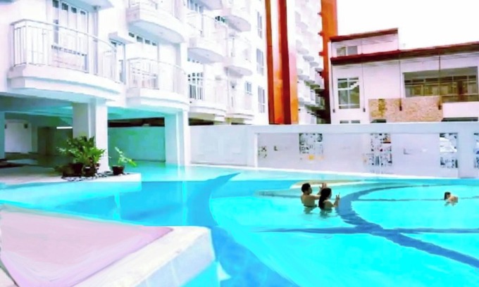 San Jose Condominio | D-J ♣ 1BR ❤️PinayLove ★ Piscina gratis, Estacionamiento, Netflix, Wifi