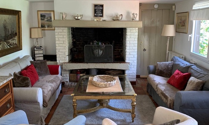 Gonneville-sur-Mer Cabaña | Between Deauville and Cabourg: Rent Family House 2Kms Villers-sur-Mer