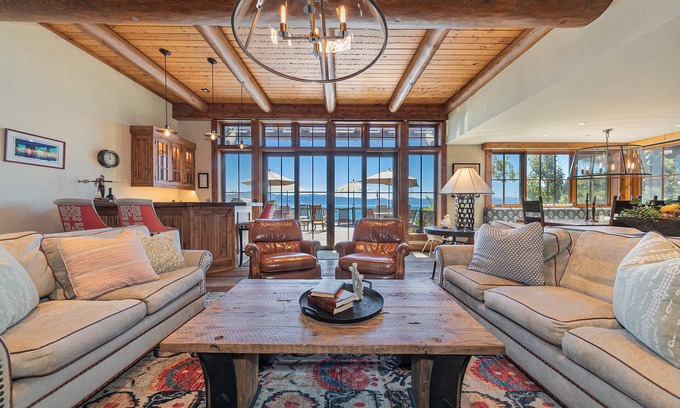 Carnelian Bay Casa | Beyond the Blue Lakefront Escape by Tahoe Getaways - Pet Friendly, 6BR with Pier, Buoy & Hot Tub