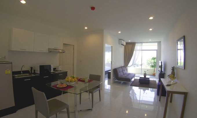 Phuket Apartamento | Gran 1 dormitorio 60 metros cuadrados Vista abierta Phuket Muai Thai Area, Central Festival, ciudad