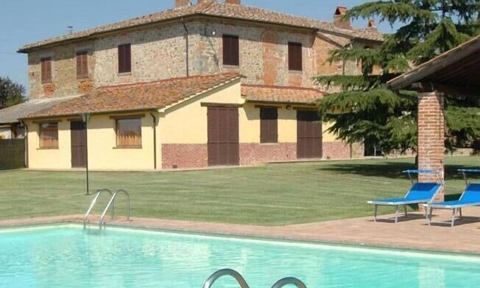 Le Piazze Villa | Antigua casa de piedra con piscina privada, vista al porche a gritar!