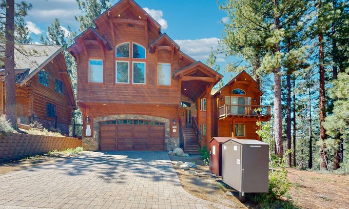 Montgomery Estates Casa | Big Bear Lodge with Hot Tub, Sauna, Game Room, Decks & 4 Fireplaces