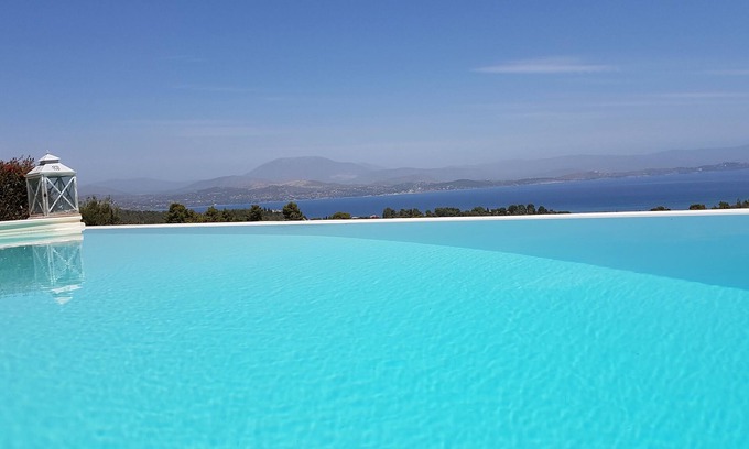 Agios Emilianos Villa | Big Blue Villa Porto Heli con vista increíble